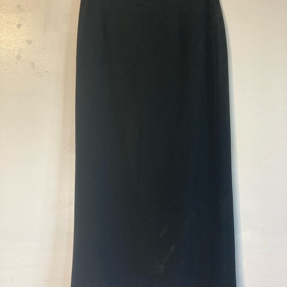 Talbots Classic Women Formal Parth black Maxi Skirt